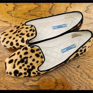 Prada Animal Print Flats